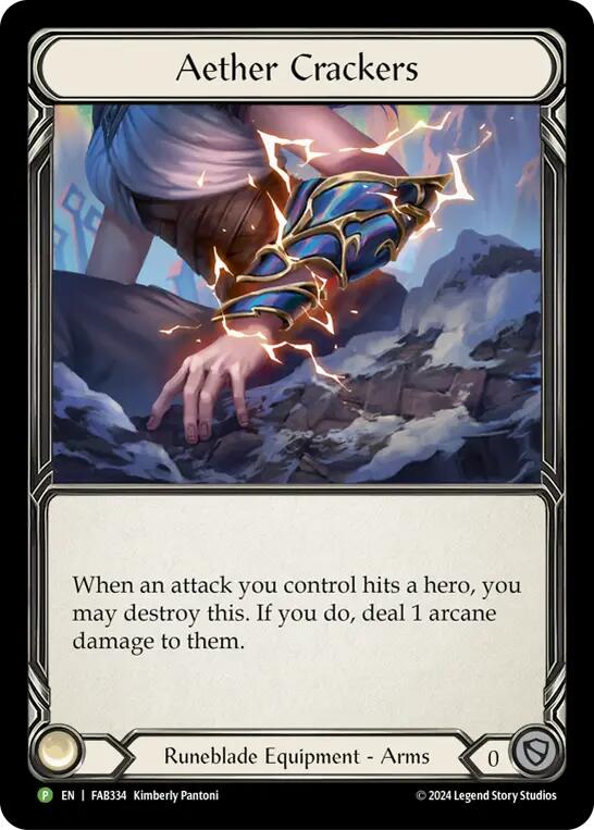 Aether Crackers [FAB334] (Promo)  Cold Foil