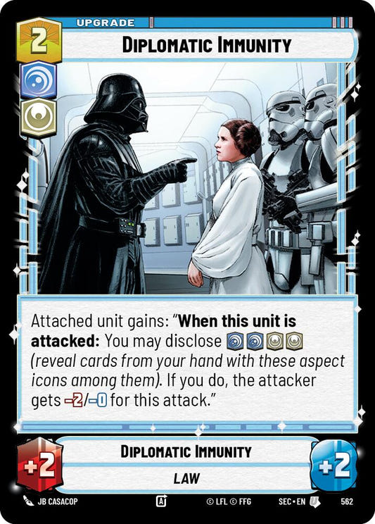 Diplomatic Immunity (562) (Foil) (562) [Secrets of Power]
