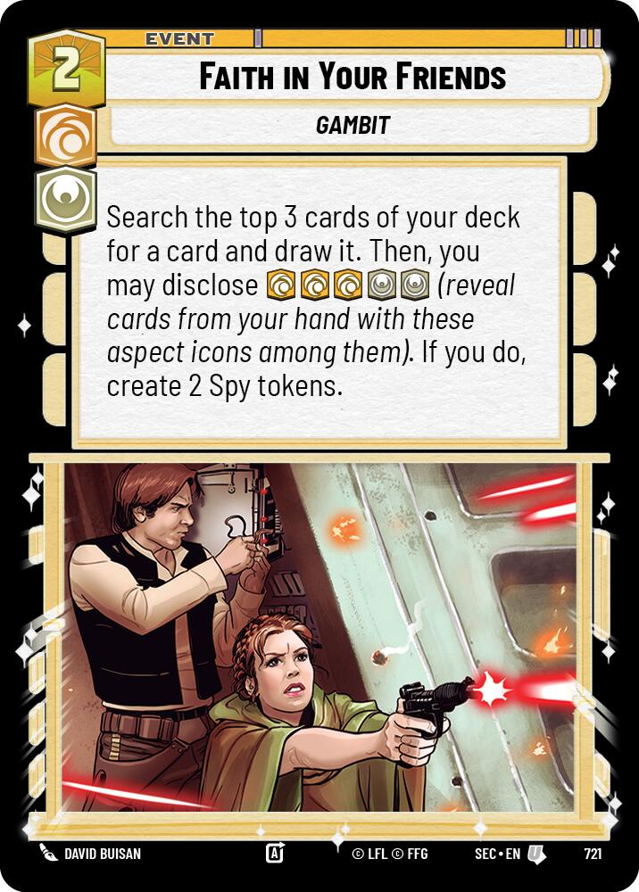 Faith in Your Friends (721) (Foil) (721) [Secrets of Power]
