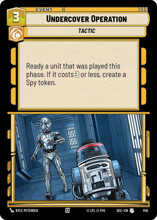 Undercover Operation (746) (Foil) (746) [Secrets of Power]