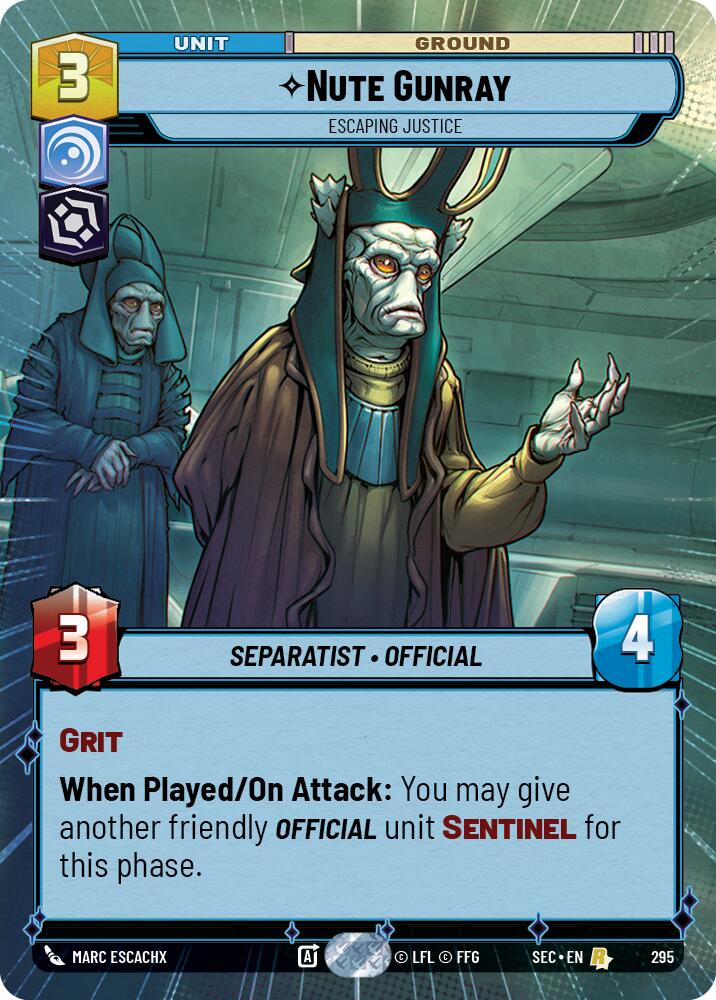 Nute Gunray - Escaping Justice (Hyperspace) (295) (295) [Secrets of Power]
