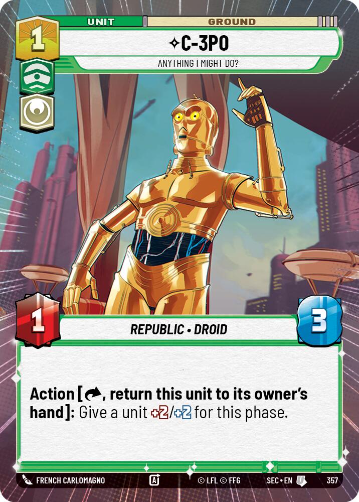 C-3PO - 3PO (357) - Anything I Might Do? (Hyperspace) (357) (357) [Secrets of Power]