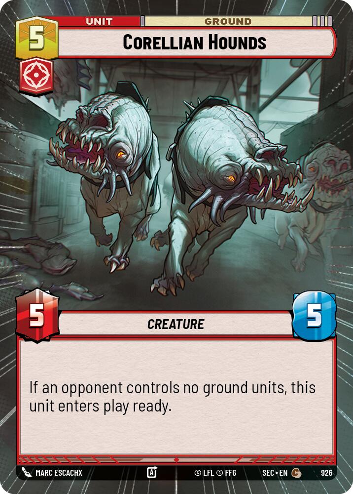 Corellian Hounds (926) (Hyperspace Foil) (926) [Secrets of Power]