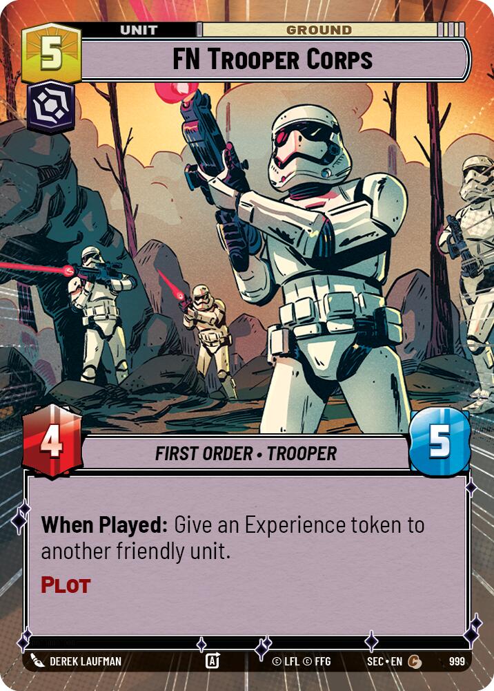 FN Trooper Corps (999) (Hyperspace Foil) (999) [Secrets of Power]