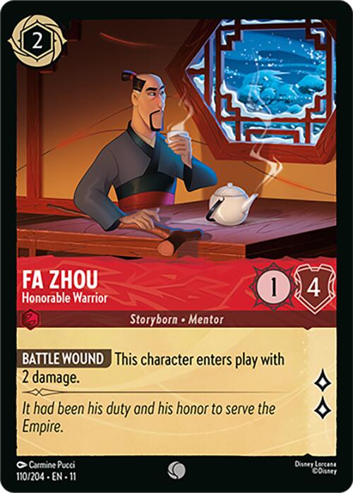 Fa Zhou - Honorable Warrior (110/204) [Winterspell]