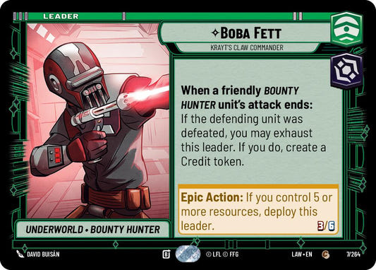 Boba Fett - Krayt's Claw Commander (7/264) (7/264) [A Lawless Time]