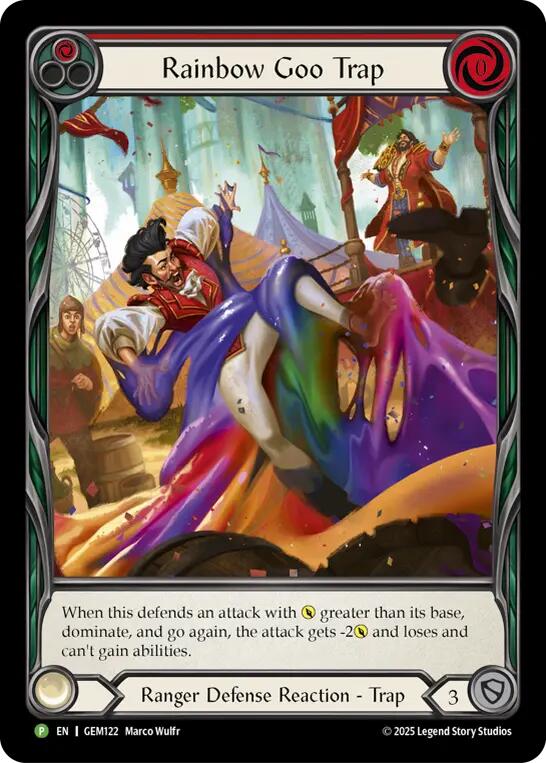 Rainbow Goo Trap (Red) [GEM122] (GEM Pack 4)