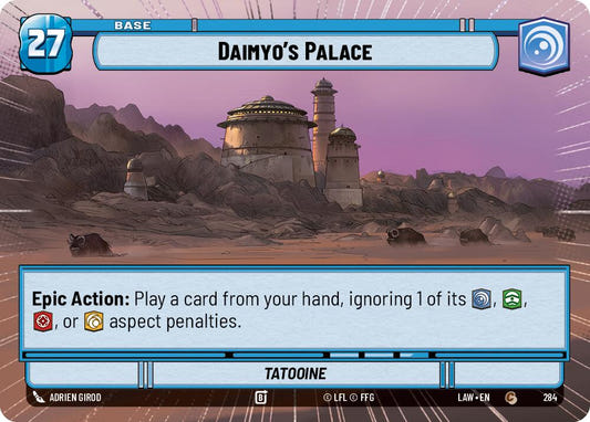 Daimyo's Palace // Shield (284 // t06) (Hyperspace) (284 // T06) [A Lawless Time]