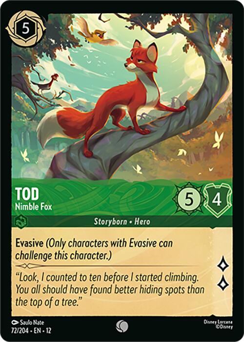 Tod - Nimble Fox (72/204) [Wilds Unknown]