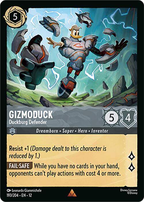 Gizmoduck - Duckburg Defender (193/204) [Wilds Unknown]