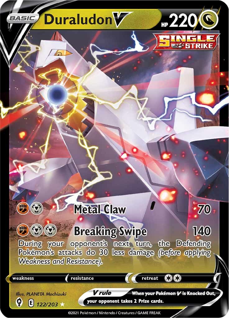 Haxorus V (122/203) [Sword & Shield: Evolving Skies]