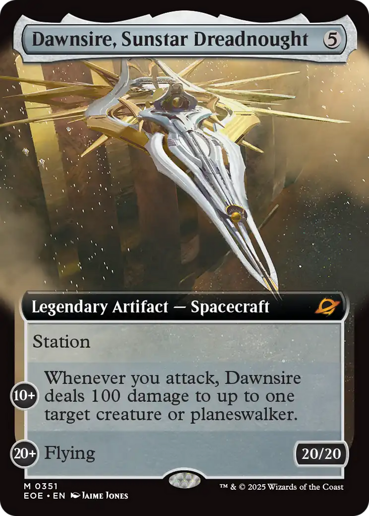 Dawnsire, Sunstar Dreadnought (Extended Art) [Edge of Eternities]
