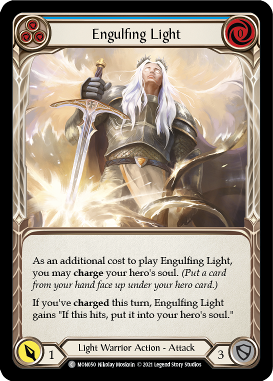 Engulfing Light (Blue) [MON050] (Monarch) 1st Edition Normal