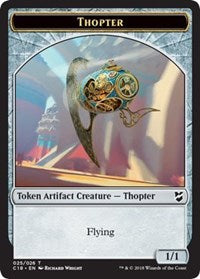 Thopter (025) // Double-Sided Servo Token [Commander 2018 Tokens]