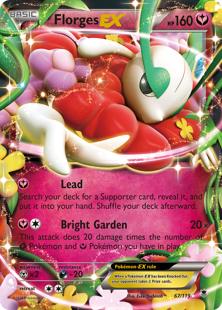 Floatzel EX (67/119) [XY: Phantom Forces]