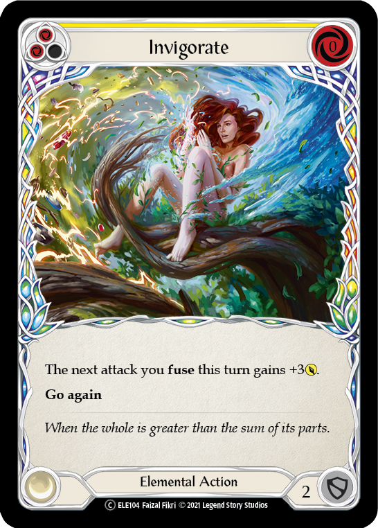 Invigorate (Yellow) [U-ELE104] (Tales of Aria Unlimited) Unlimited Normal