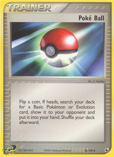 Poké Ball (86/109) [EX: Ruby & Sapphire]