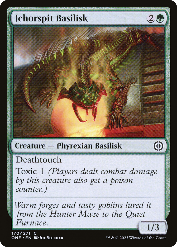Ichor Spit Basilisk [Phyrexia: All Will Be One]