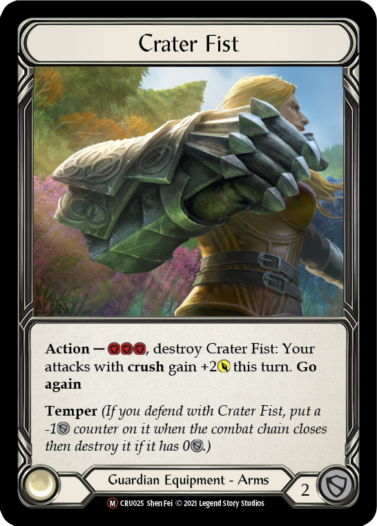 Crater Fist [U-CRU025] (Crucible of War Unlimited) Unlimited Rainbow Foil