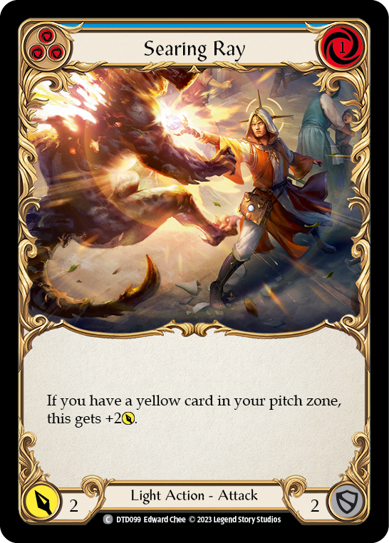 Searing Ray (Blue) [DTD099] (Dusk Till Dawn) Rainbow Foil