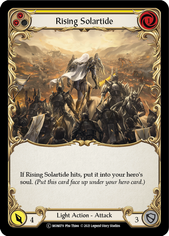 Rising Solartide (Yellow) [U-MON079] (Monarch Unlimited) Unlimited Normal