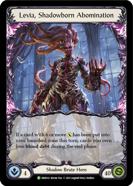 Levia, Shadowborn Abomination [HER032] (Promo) Cold Foil