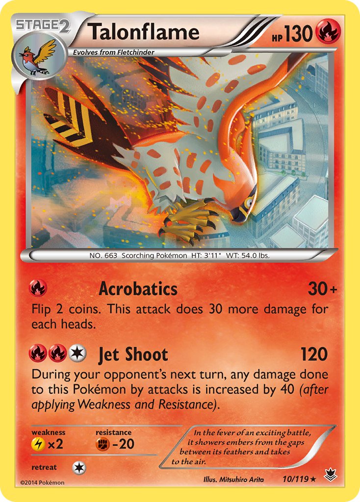 Charizard (10/119) (Theme Deck Exclusive) [XY: Phantom Forces]