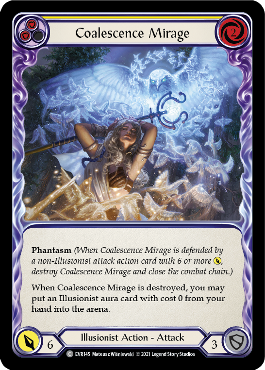 Coalescence Mirage (Yellow) [EVR145] (Everfest) 1st Edition Normal