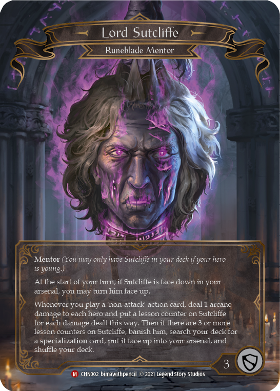 Lord Sutcliffe [CHN002] (Monarch Chain Blitz Deck)