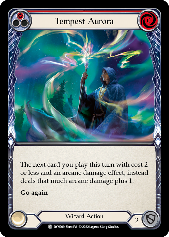 Tempest Aurora (Red) [DYN209] (Dynasty) Rainbow Foil