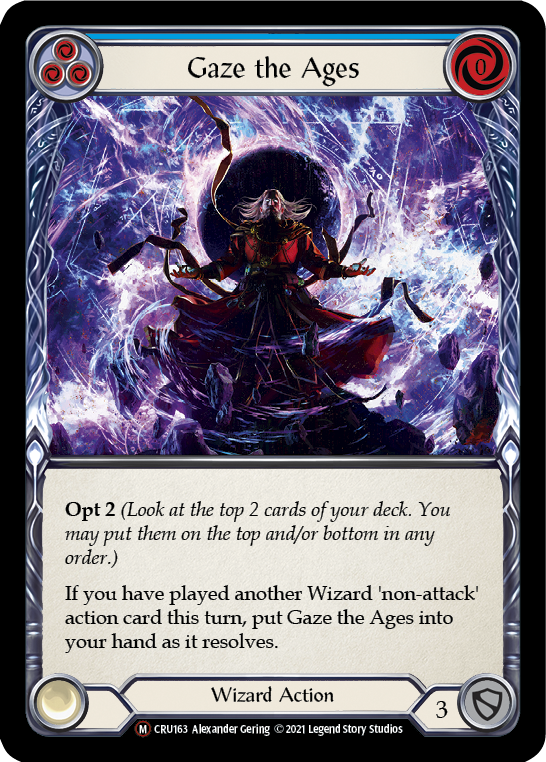 Gaze the Ages [U-CRU163] (Crucible of War Unlimited) Unlimited Normal