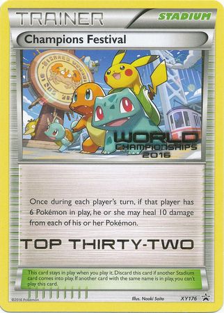 Champions Festival 2016 Top Thirty-Two (XY176) [XY: Black Star Promos]