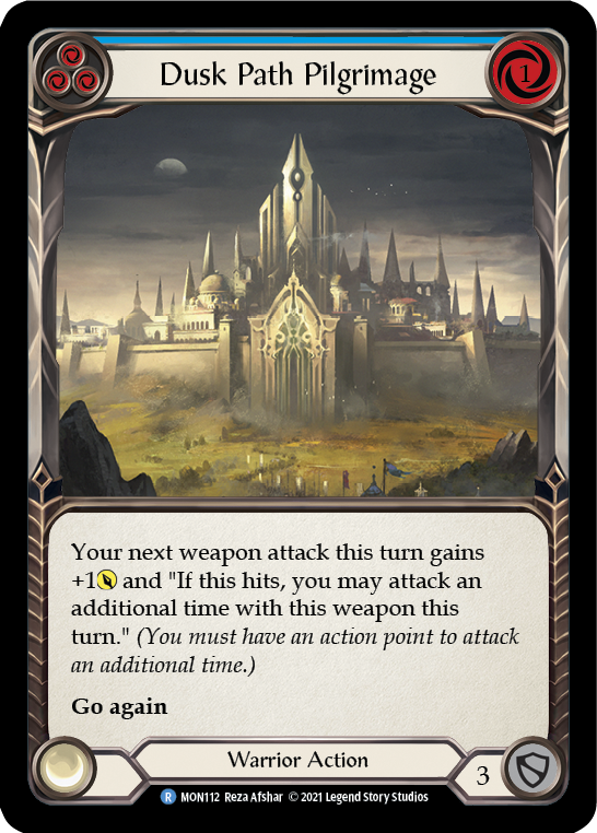 Dusk Path Pilgrimage (Blue) [MON112] (Monarch) 1st Edition Normal