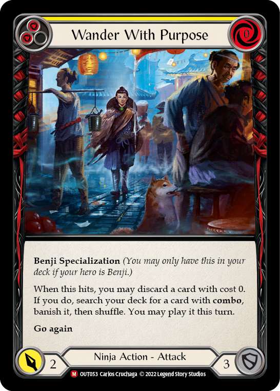 Wander With Purpose [OUT053] (Outsiders) Rainbow Foil