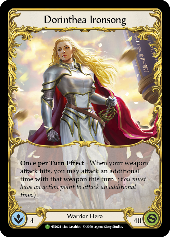 Dorinthea Ironsong [HER024] (Promo) 1st Edition Rainbow Foil