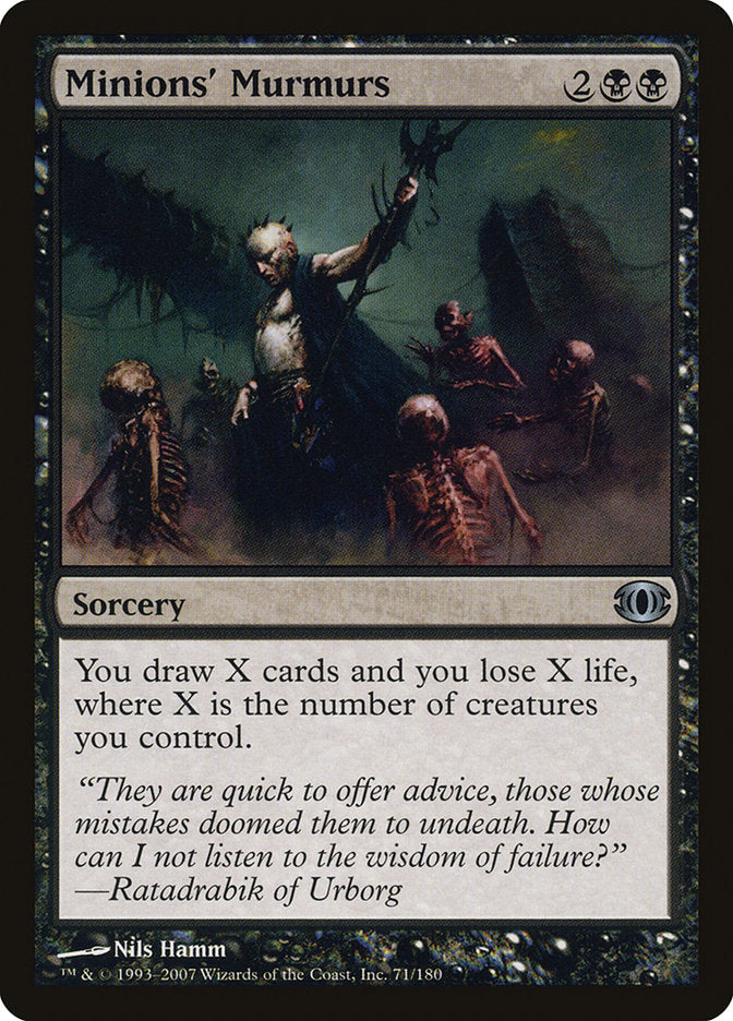Minions' Whispers [Future Sight]