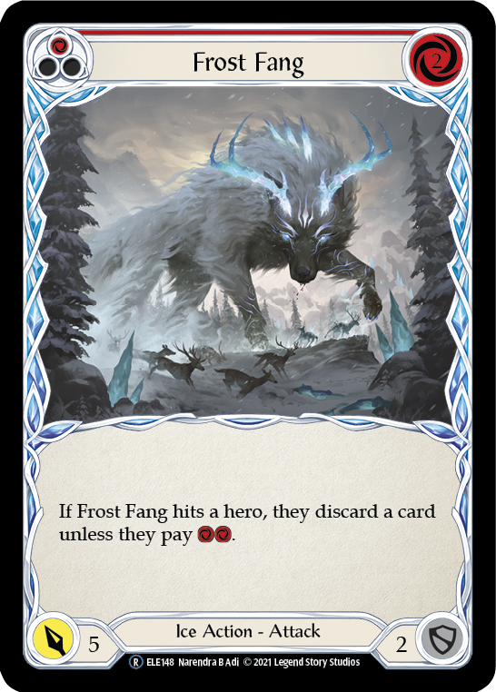 Frost Fang (Red) [U-ELE148] (Tales of Aria Unlimited) Unlimited Rainbow Foil