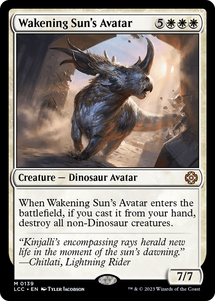 Sun's Avatar [The Lost Caverns of Ixalan Commander]