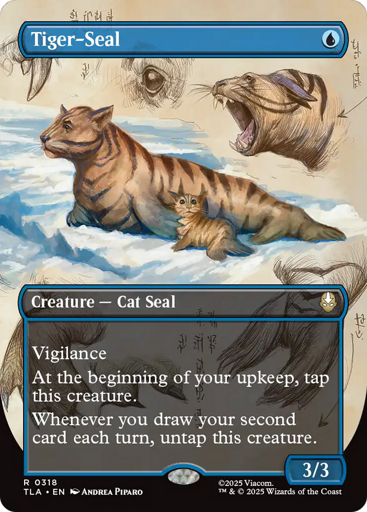 Tiger-Seal (Borderless) [Avatar: The Last Airbender]