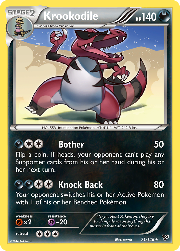 Crocodile (71/146) [XY: Base Set]