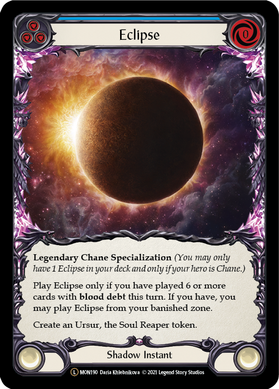 Eclipse [U-MON190-RF] (Monarch Unlimited) Unlimited Rainbow Foil