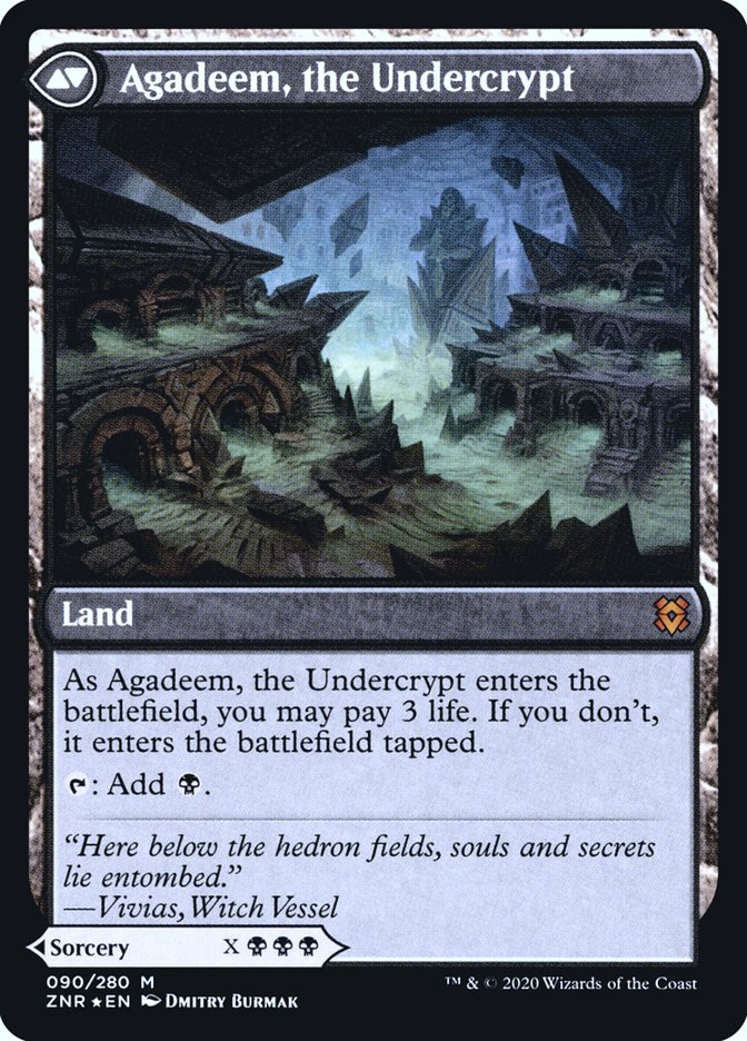 Agadeem’s Awakening // Agadeem, the Undercrypt [Zendikar Rising Prerelease Promos]