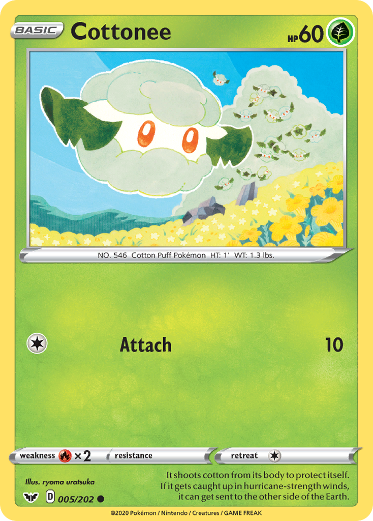 Whimsicott (005/202) [Sword & Shield: Base Set]