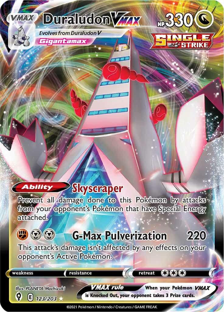 Haxorus VMAX (123/203) [Sword & Shield: Evolving Skies]