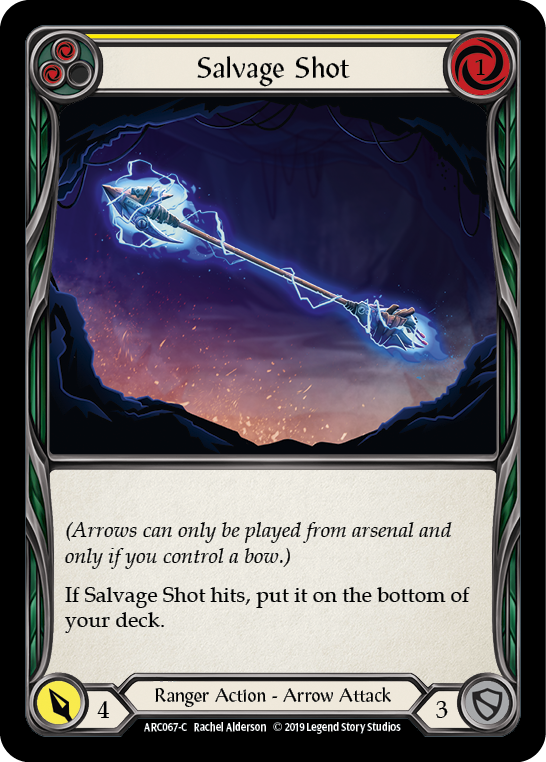 Salvage Shot (Yellow) [ARC067-C] (Arcane Rising) 1st Edition Normal