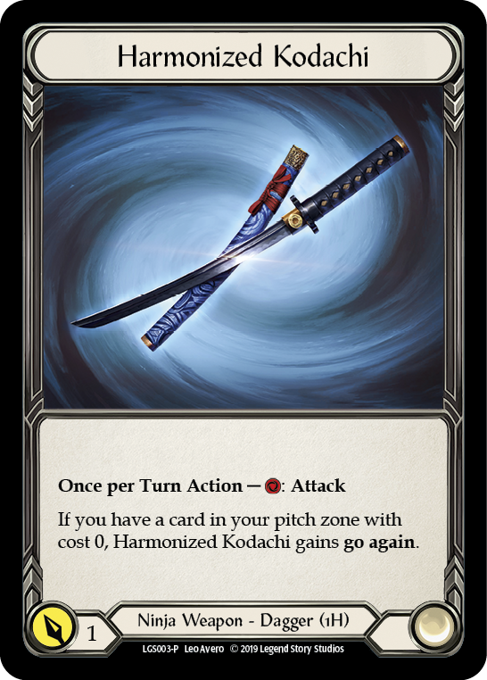 Harmonized Kodachi [LGS003-P] (Promo) 1st Edition Cold Foil