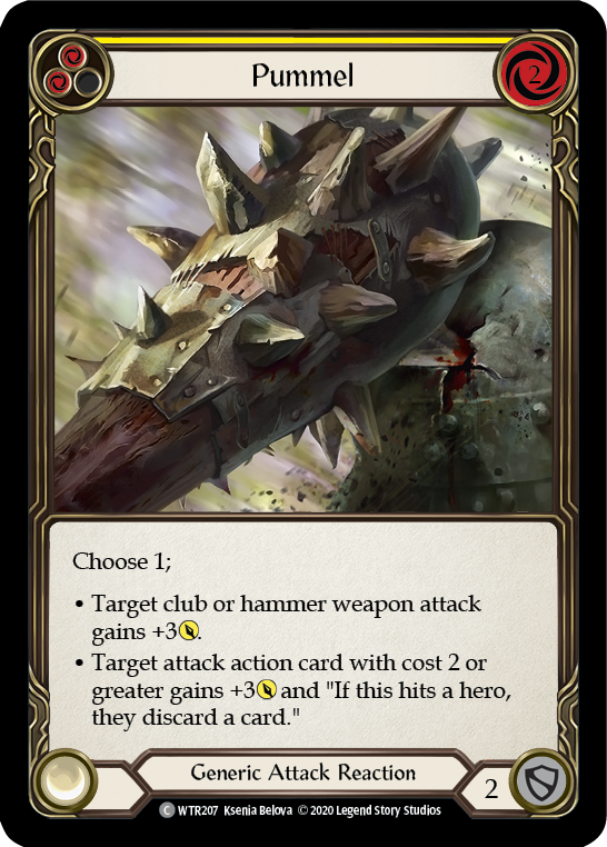 Pummel (Yellow) [U-WTR207] (Welcome to Rathe Unlimited) Unlimited Rainbow Foil