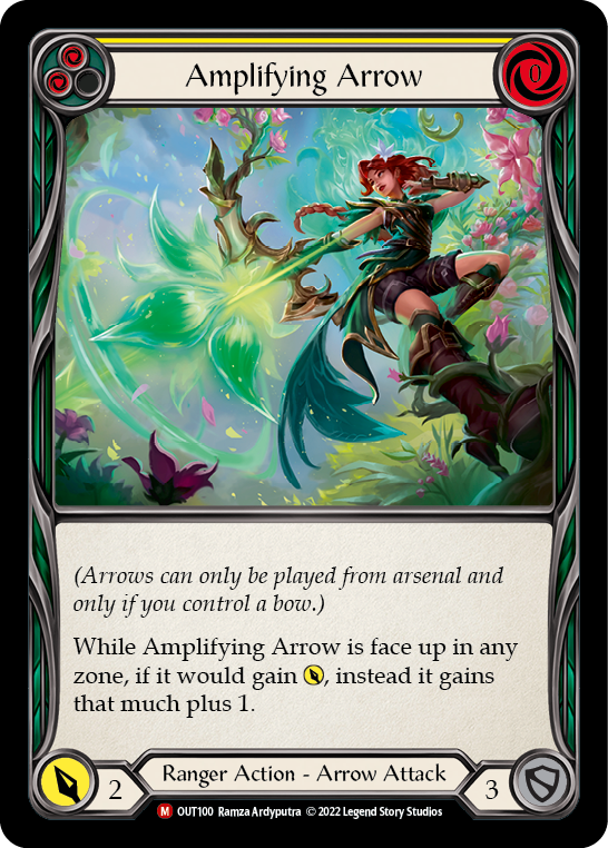 Amplifying Arrow [OUT100] (Outsiders) Rainbow Foil