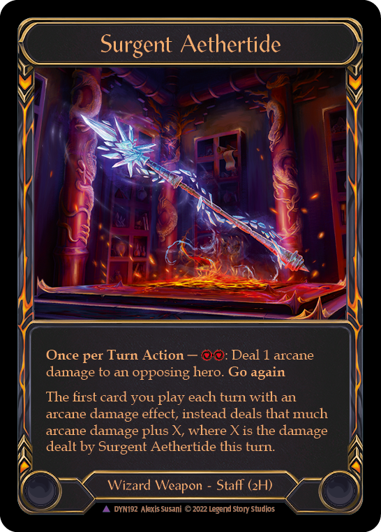 Surgent Aethertide (Marvel) [DYN192] (Dynasty) Cold Foil
