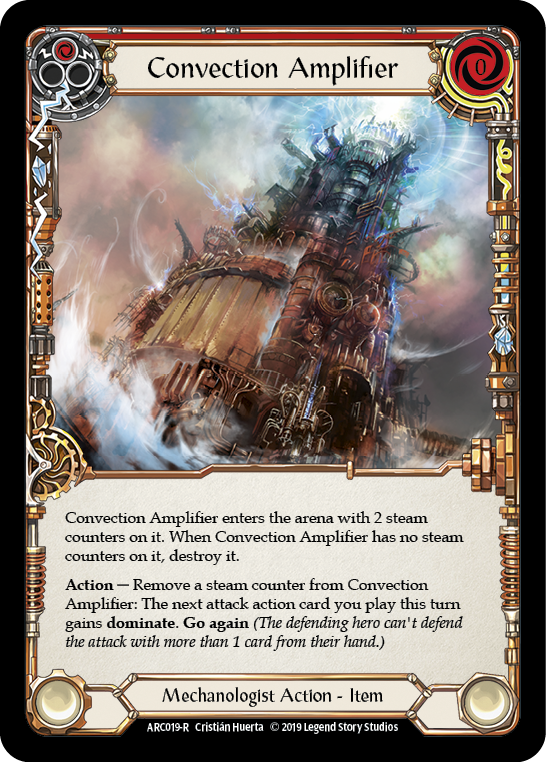 Convection Amplifier [ARC019-R] (Arcane Rising) 1st Edition Normal